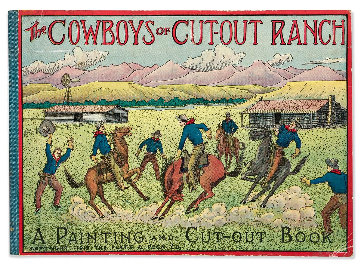 (CHILDRENS LITERATURE.) El Camancho [Phillips, Walter Shelley.] The Cowboys of Cut-Out Ranch.